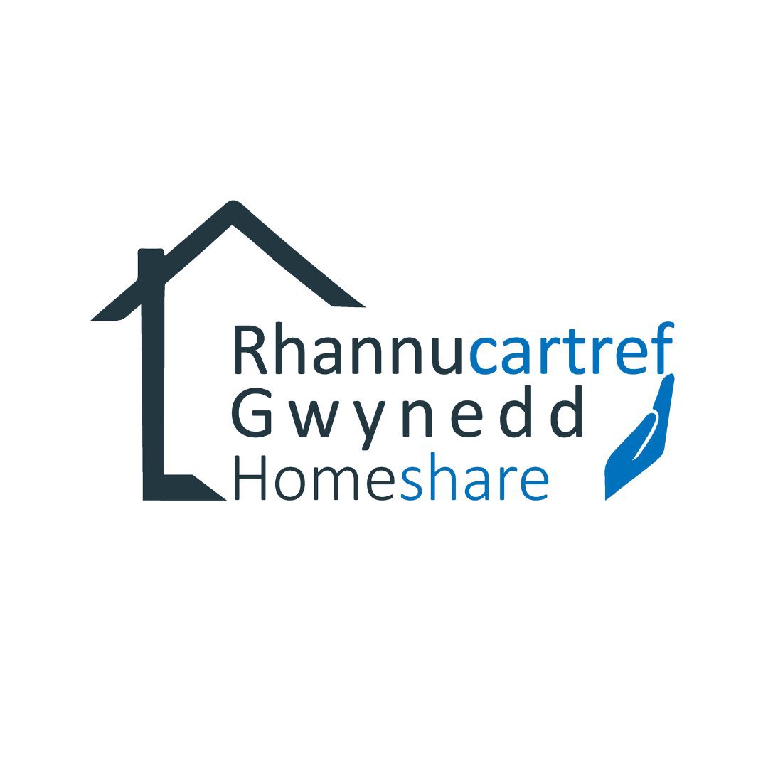 The logo for Rhannu Cartref Gwynedd Homeshare